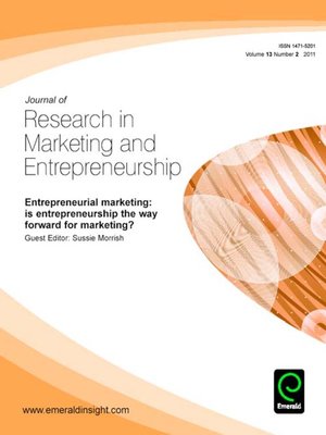 cover image of Journal of Research in Marketing and Entrepreneurship, Volume 13, Issue 2